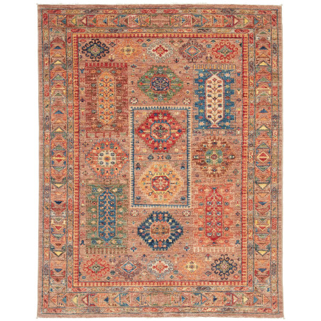 Rug Tribal Pakistan 148x194 Terracotta Blue Red