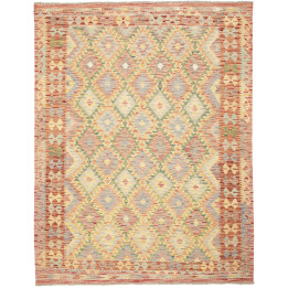 Hand Made Rug Kilim Afghanistan 152x195 Brick R