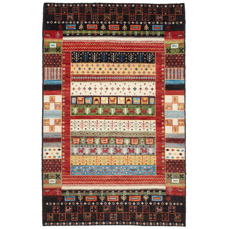 Rug Royal Gabbeh Pakistan 119x186 Black Brown R