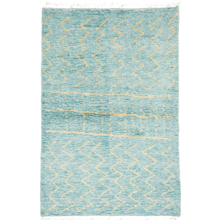 Rug Gabbeh Marrakech Pakistan 119x179 Aqua Blue