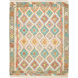 Hand Made Rug Kilim Afghanistan 155x194 Ivory M