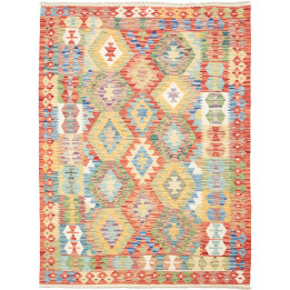 Hand Made Rug Kilim Afghanistan 151x203 Red Mul