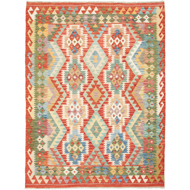 Hand Made Rug Kilim Afghanistan 148x197 Red Mul