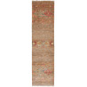Rug Rubin Pakistan 77x296 Taupe Brown Brick Red