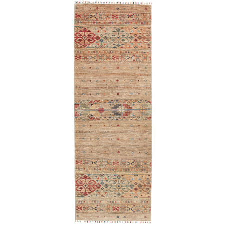 Rug Rubin Pakistan 84x238 Beige Red Blue Orange
