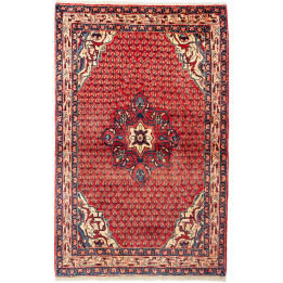 Hand Made Rug Hamadan Persia 101x162 Red Blue