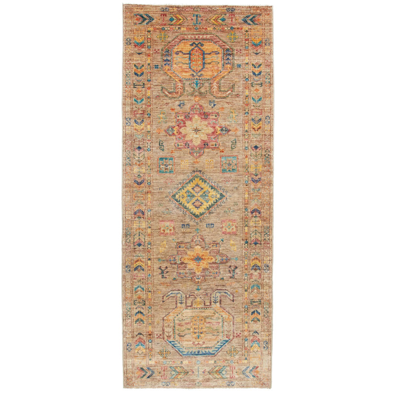 Rug Tribal Pakistan 78x198 Sand Beige Terracott