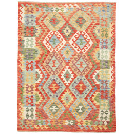 Hand Made Rug Kilim Afghanistan 152x202 Red Mul