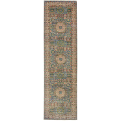 Rug Mamlouk Pakistan 79x299 Blue Beige
