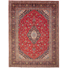 Hand Made Rug Ardakan Persia 260x350 Red Dark B