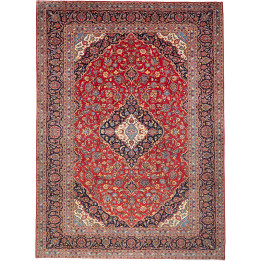 Hand Made Rug Ardakan Persia 257x348 Red Dark B