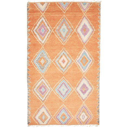 Rug Gabbeh Marrakech Pakistan 145x246 Orange Bl