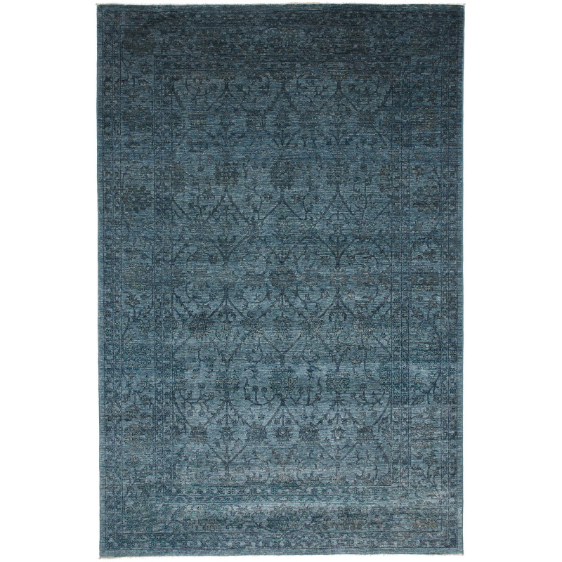 Rug Ziegler Fine Pakistan 202x303 Teal Grey Ant