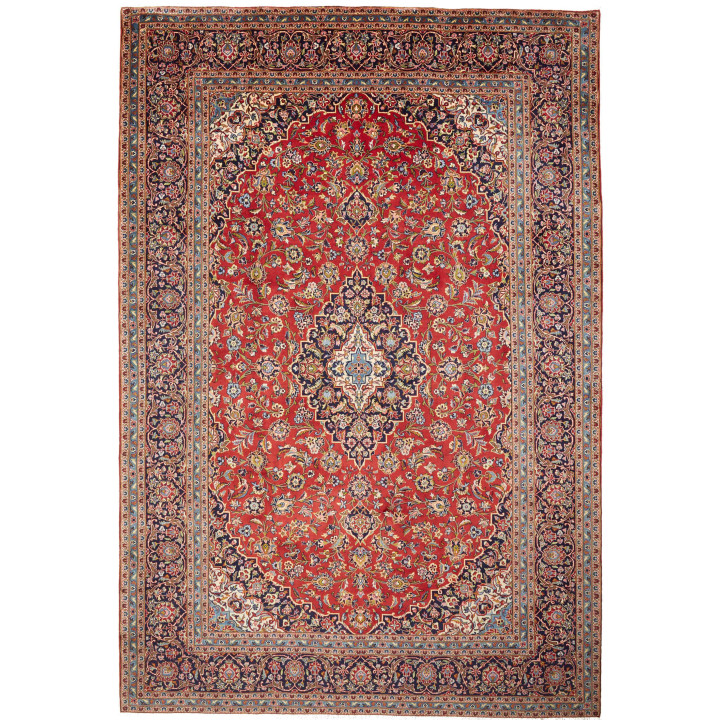 Hand Made Rug Ardakan Persia 256x376 Red Dark B