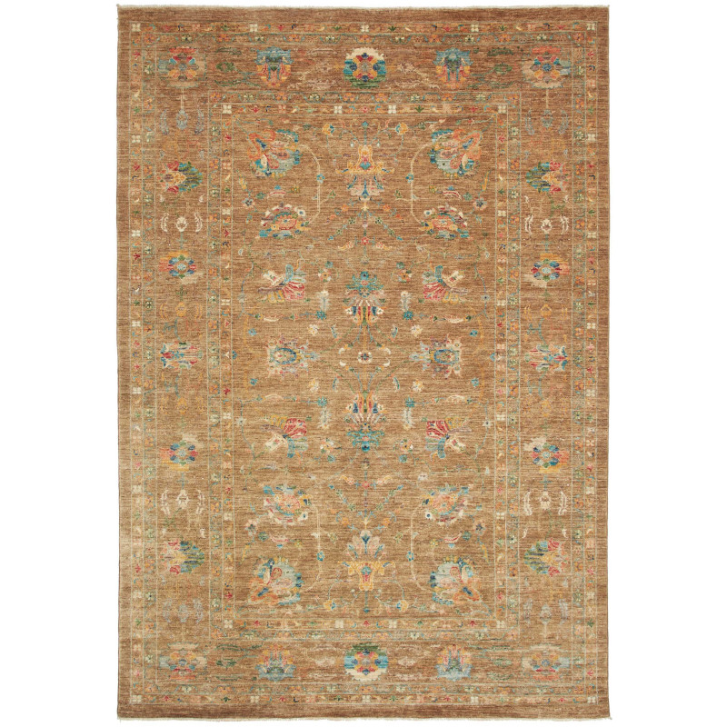 Rug Ziegler Fine Pakistan 202x296 Brown Blue Tu
