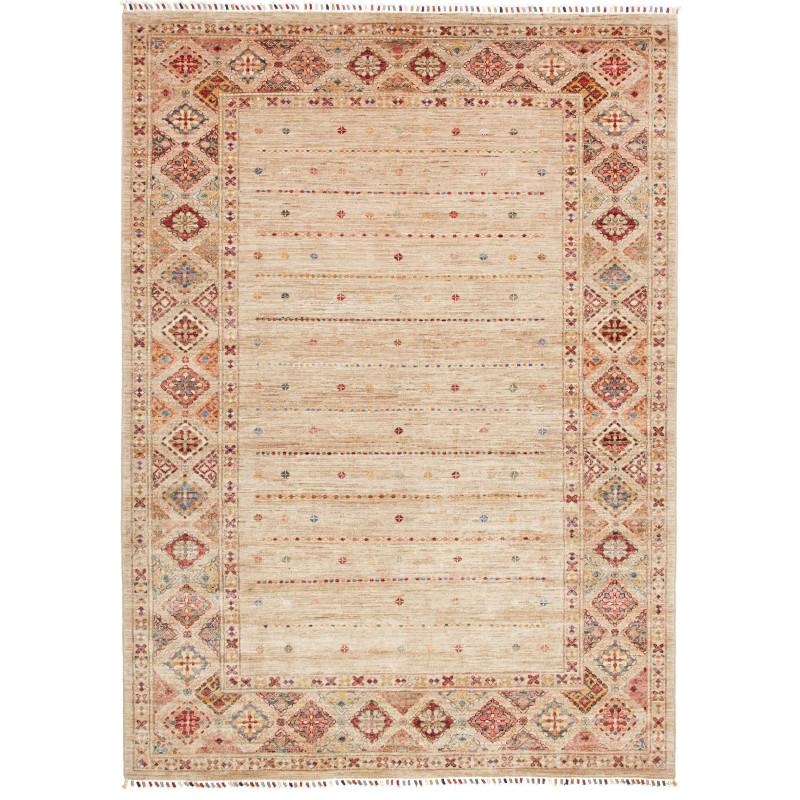 Rug Rubin Pakistan 167x236 Beige Red Blue Orang