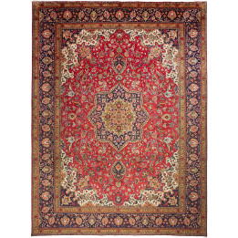 Tappeto Originale Tabriz Persia 298x410 Rosso B