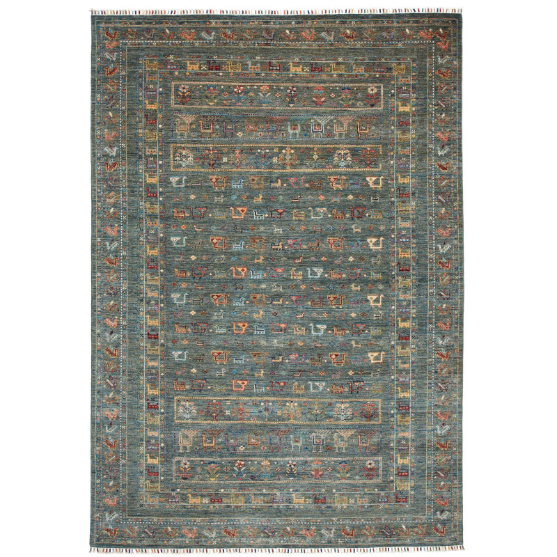Rug Rubin Pakistan 197x285 Antique Petrol Blue