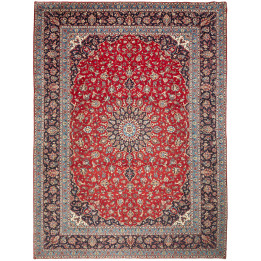Hand Made Rug Ardakan Persia 295x400 Red Dark B