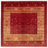 Rug Siva Pakistan 203x200 Dark Red Orange Beige