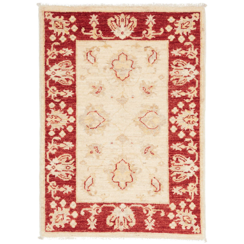 Rug Ziegler Fine Pakistan 60x88 Cream Brick Red