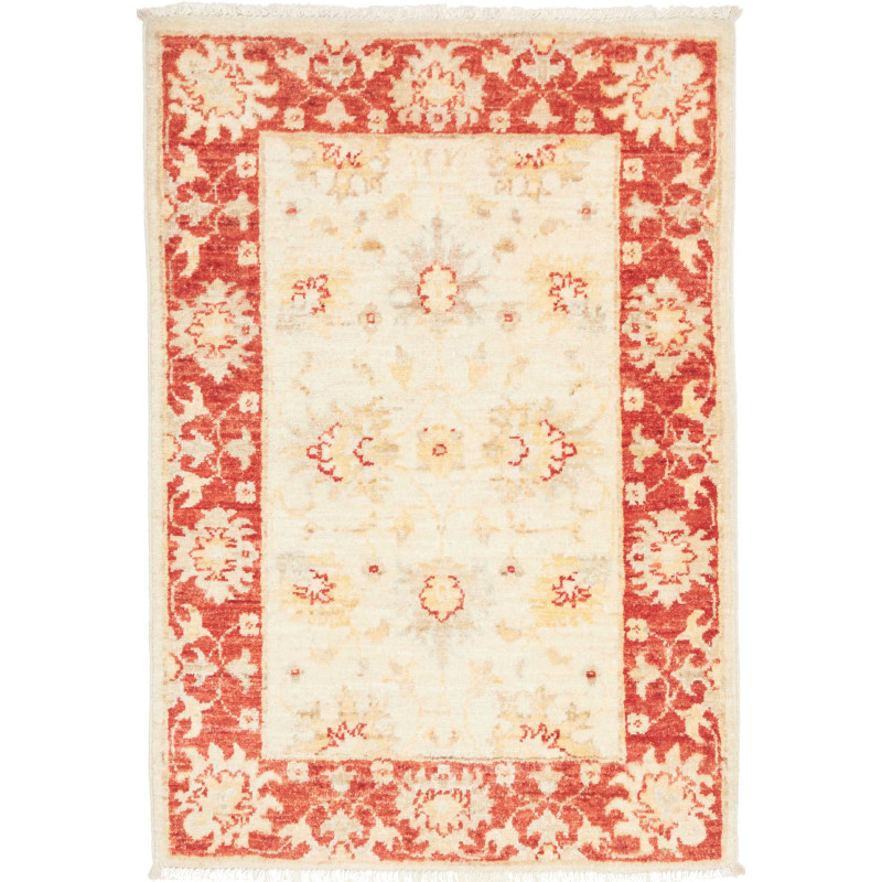 Rug Ziegler Fine Pakistan 59x92 Cream Ivory Ter