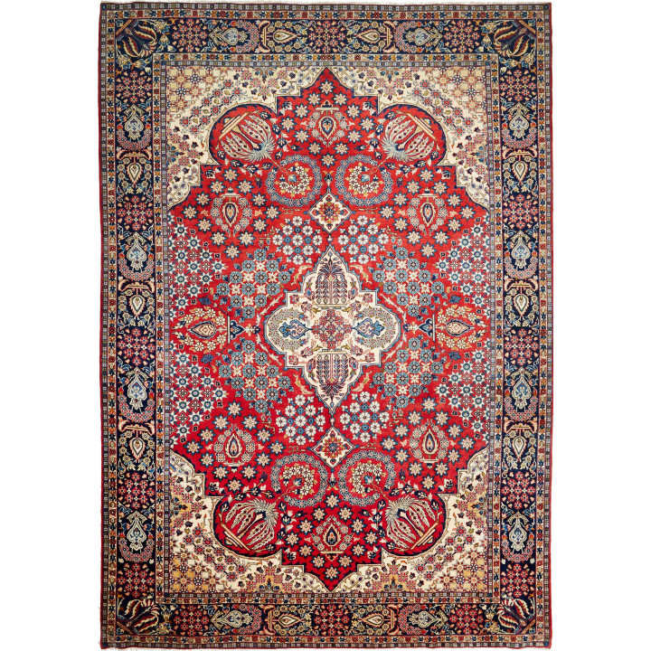 Hand Made Rug Nadjafabad Persia 288x410 Red Dar