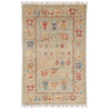 Rug Rubin Pakistan 81x129 Beige Red Blue Yellow