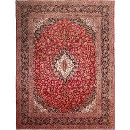 Hand Made Rug Ardakan Persia 300x392 Red Dark B