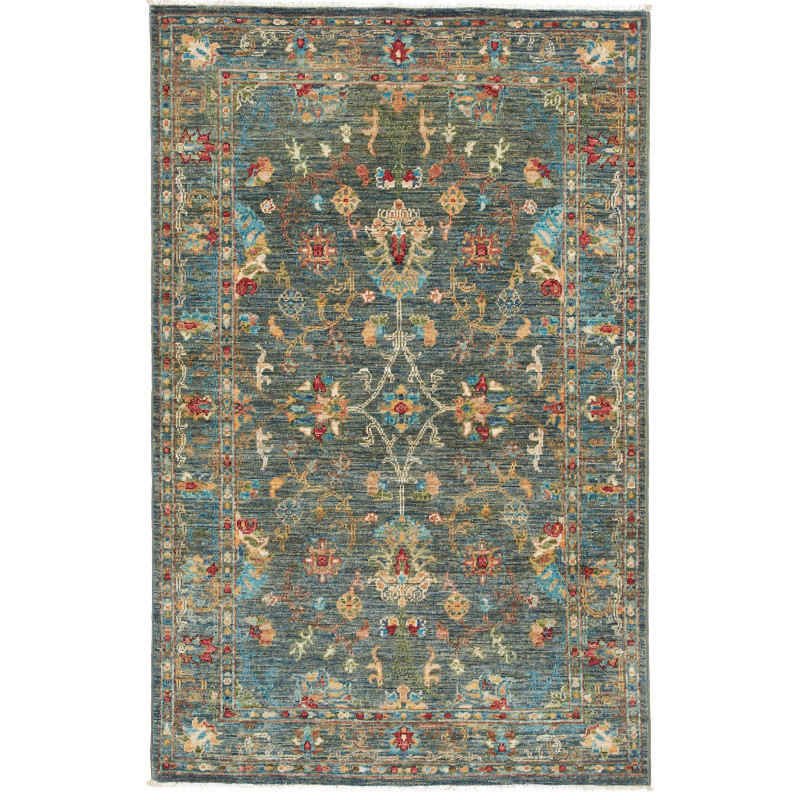 Rug Ziegler Fine Pakistan 100x157 Petrol Blue B