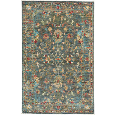 Rug Ziegler Fine Pakistan 100x157 Petrol Blue B