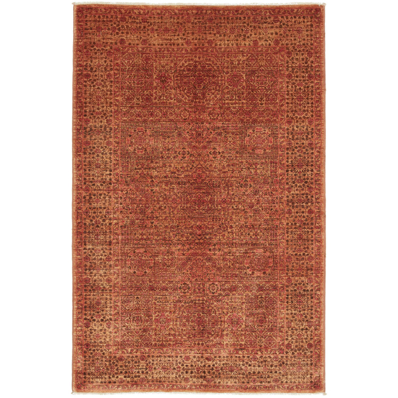 Rug Mamlouk Pakistan 99x153 Terracotta Rusty Re
