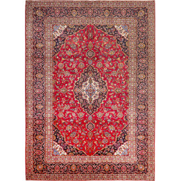 Hand Made Rug Ardakan Persia 248x350 Red Dark B