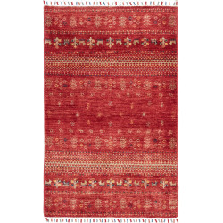 Rug Siva Pakistan 77x124 Brick Red Beige Dark B