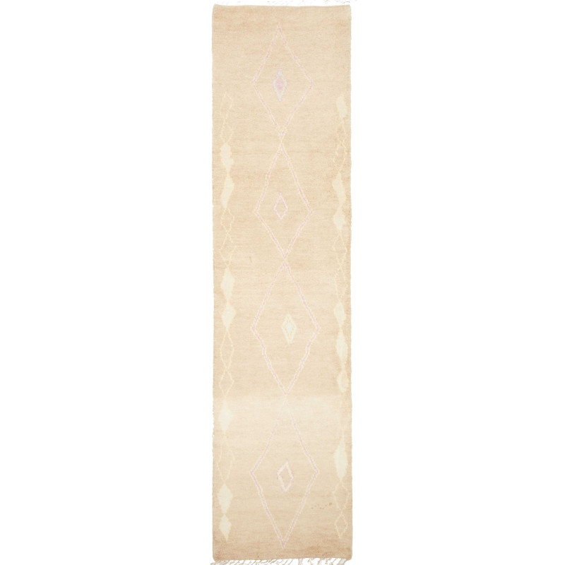 Rug Gabbeh Marrakech Pakistan 79x316 Light Beig