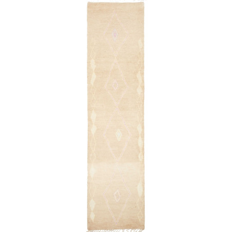 Rug Gabbeh Marrakech Pakistan 79x316 Light Beig