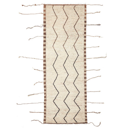 Rug Gabbeh Marrakech Pakistan 108x303 Cream Lig