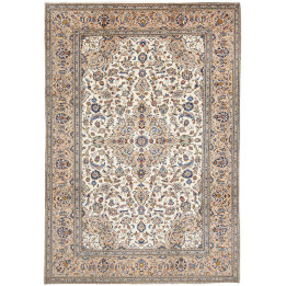 Tappeto Originale Kashan Persia 243x353 Avorio