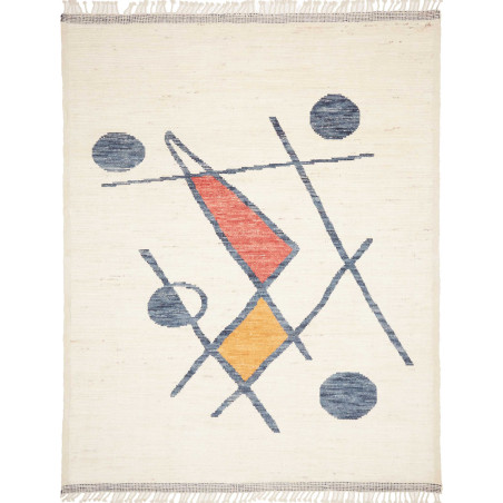 Rug Gabbeh Marrakech Pakistan 240x305 Cream Whi