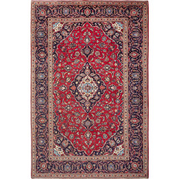 Hand Made Rug Ardakan Persia 192x295 Red Dark B
