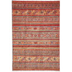 Rug Samarkand Pakistan 201x297 Terracotta Red O