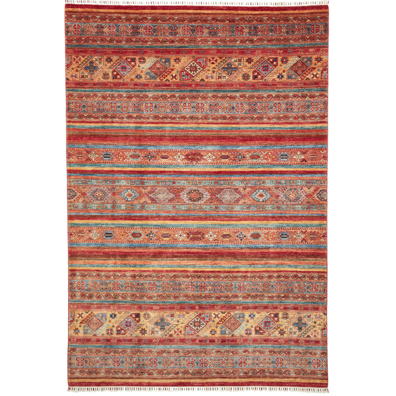 Rug Samarkand Pakistan 201x297 Terracotta Red O