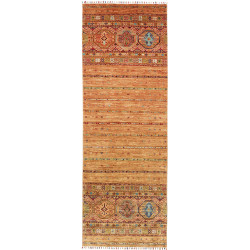 Rug Rubin Pakistan 82x236 Terracotta Orange Bri