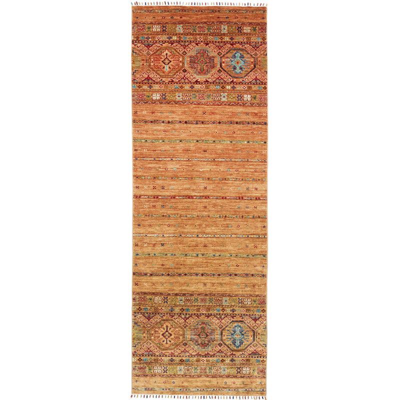 Rug Rubin Pakistan 82x236 Terracotta Orange Bri