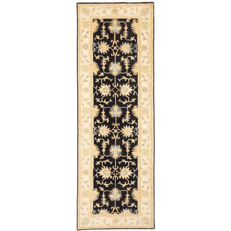 Rug Ziegler Fine Pakistan 85x254 Black Cream Go