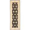 Rug Ziegler Fine Pakistan 85x254 Black Cream Go
