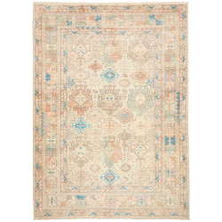 Rug Tribal Pakistan 181x255 Ivory Cream Sky Blu