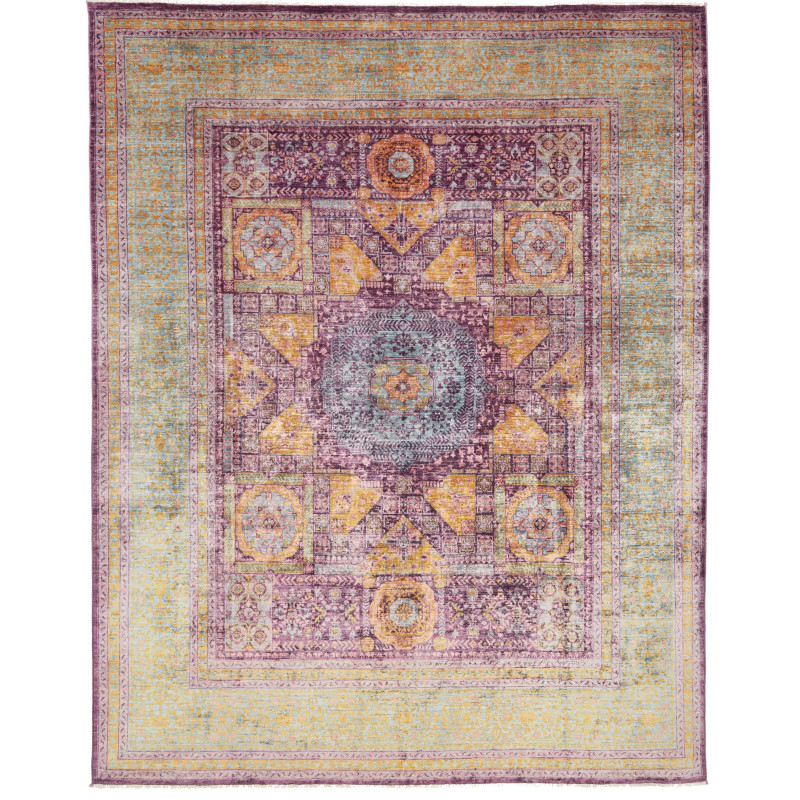 Rug Mamlouk Pakistan 247x300 Pastel Mint Green