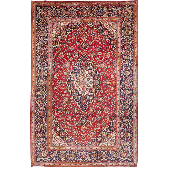 Hand Made Rug Ardakan Persia 202x310 Red Dark B