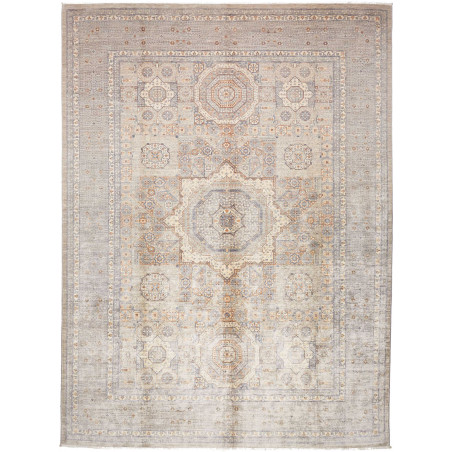 Rug Mamlouk Pakistan 242x345 Grey Beige Blue Te